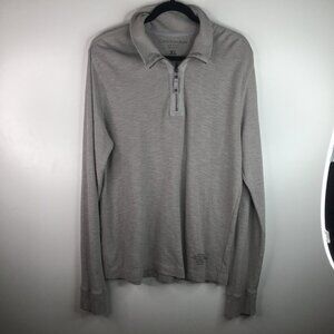 Calvin Klein Gray 1/4 Zip Pullover Sweater XL